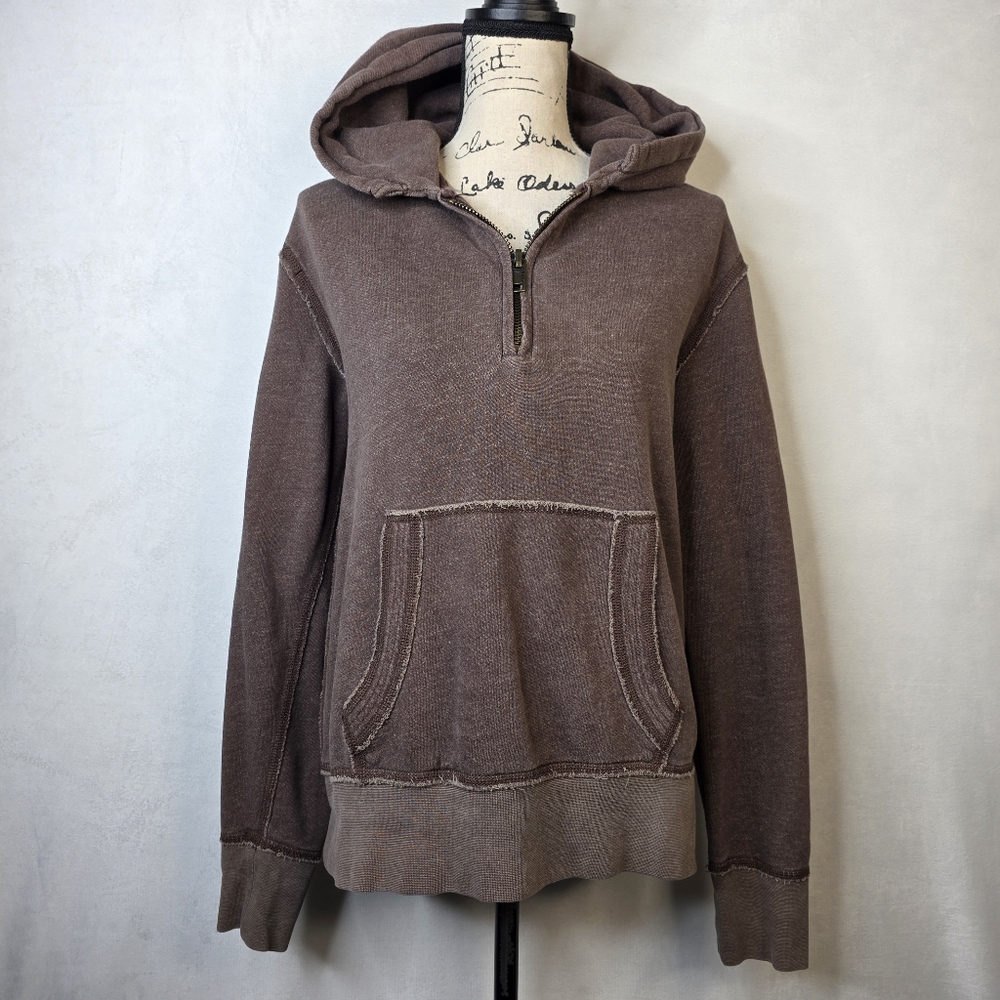 Fossil half zip hoodie y2k sz Small